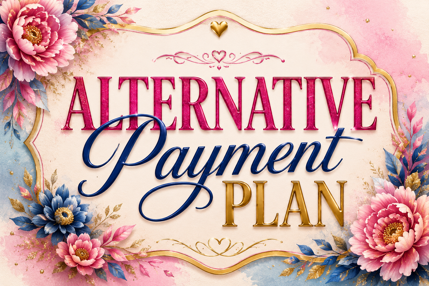 Hey Sis, I Love U! Alternate Payment Plan
