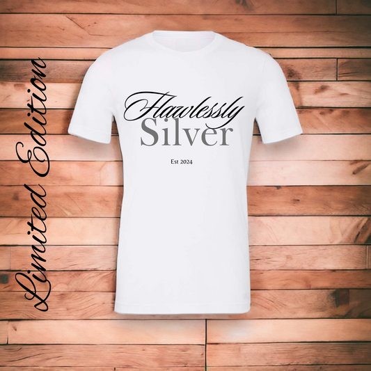 Limited Edition White Flawlessly Silver Shirt