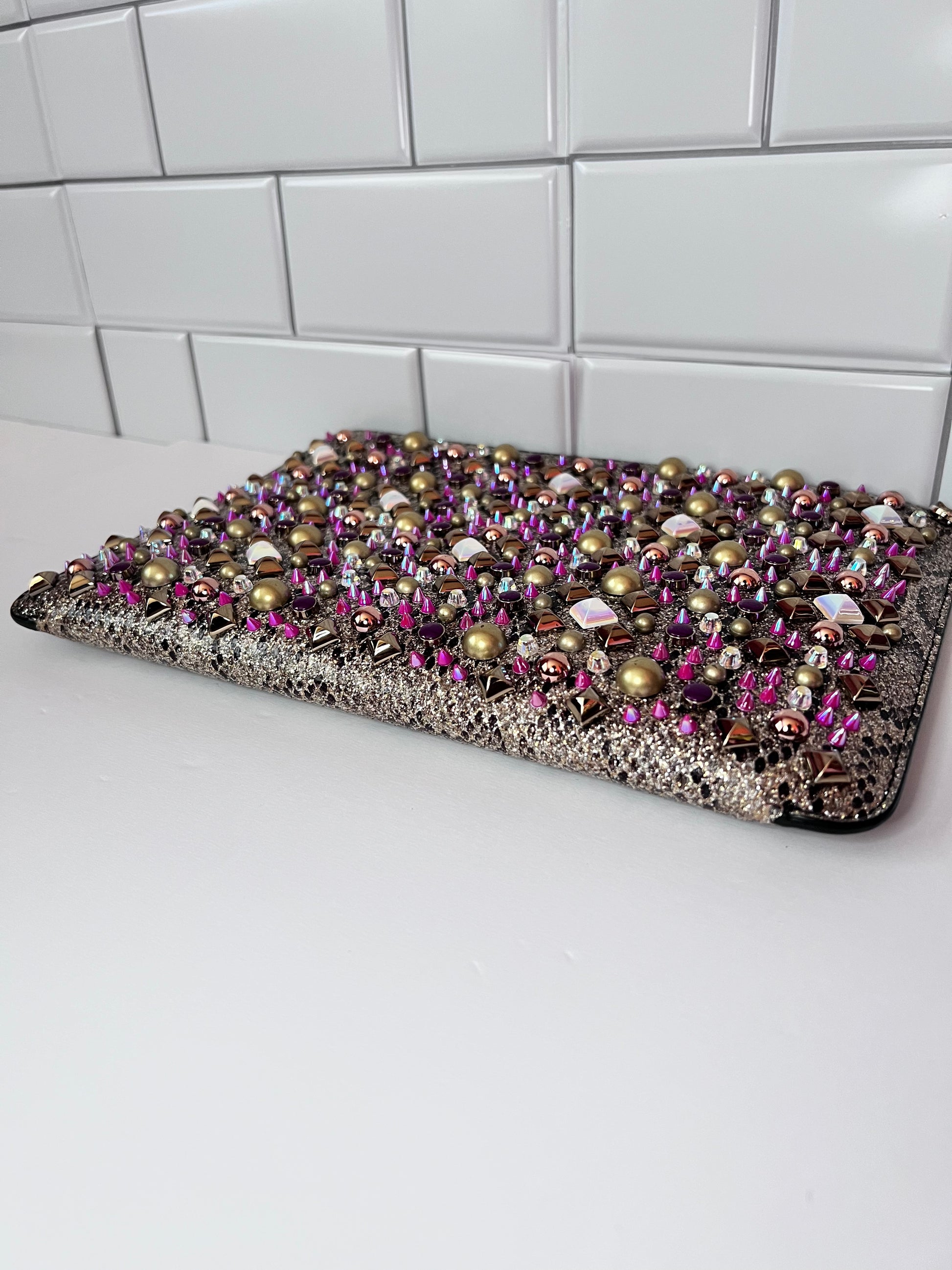 Christian Louboutin Multicolored Jeweled Crossbody – The Boujee Christian Louboutin Multicolored Jeweled Crossbody – The Boujee