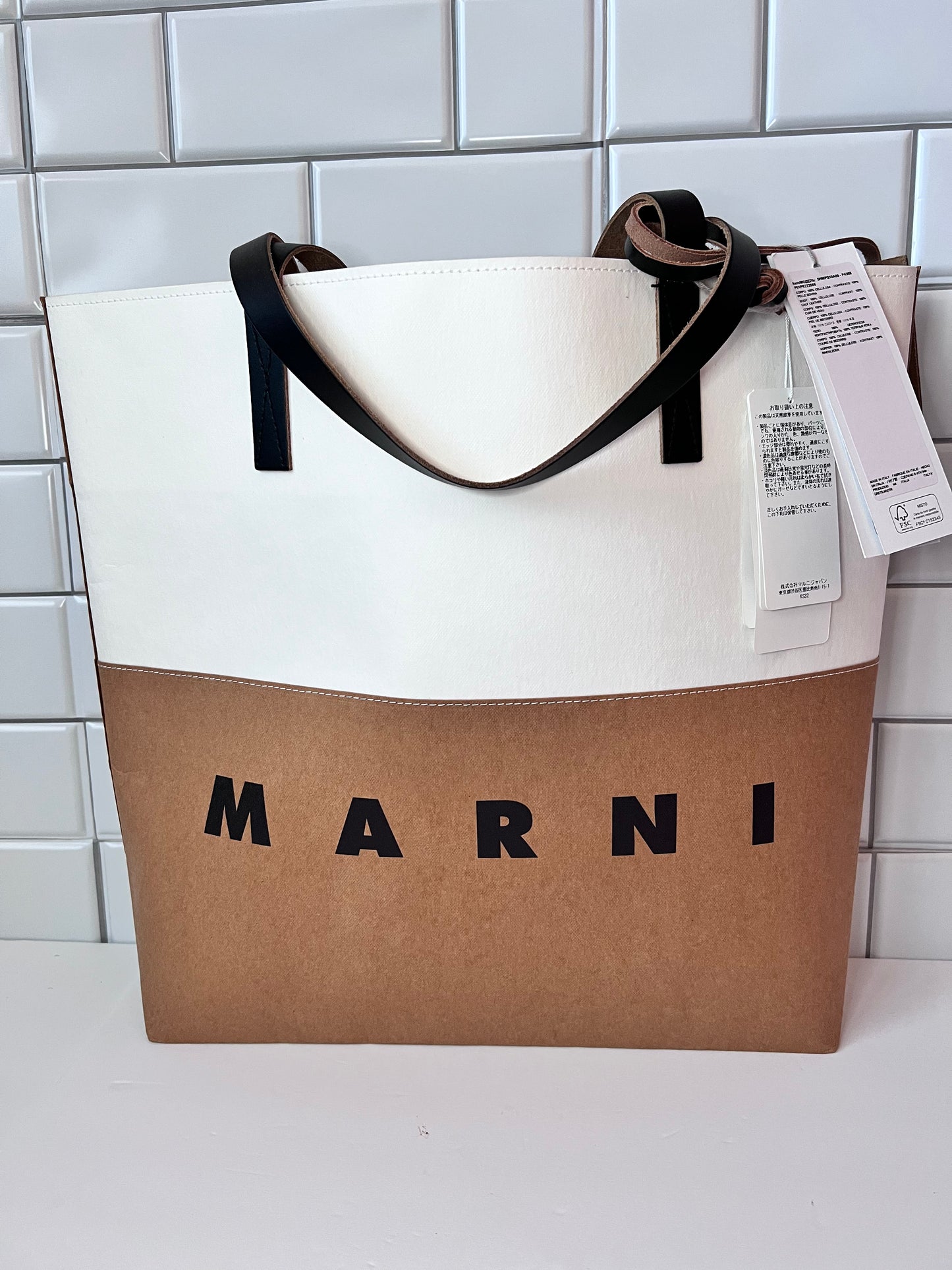 SOLD-Marni two toned tote